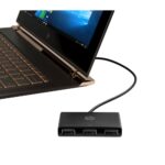 HP USB-C to USB-A Hub 3 Ports USB 3.2 Gen 1 Black Adapter