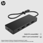 HP USB-C Travel Hub G3 with 2 USB-A 3.2 Gen 2 Ports 1 HDMI 2.0 and USB-C Power Delivery 0.3m