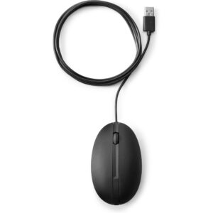 HP Wired Desktop 320M Mouse 1000 DPI Optical Black USB Type-A Office