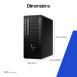 HP Z1 Tower G1i Workstation Intel Core Ultra 9 285 24 Cores 5.6 GHz 32 GB DDR5 1 TB SSD Windows 11 Pro Black