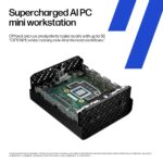 HP Z2 G1a Copilot+ PC Mini Workstation AMD Ryzen AI Max PRO 385 8 Core 32GB LPDDR5x 1TB SSD Windows 11 Pro Black