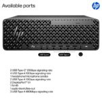 HP Z2 G1i AI Workstation Intel Core Ultra 7 265 20-Core 5.3GHz 32GB DDR5 1TB NVMe SSD SFF Windows 11 Pro Black