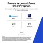 HP Z2 Mini G1i AI Workstation Intel Core Ultra 9 285 64 GB DDR5 1 TB SSD 16 GB NVIDIA GPU Windows 11 Pro Black