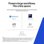 HP Z2 Mini G1i Mini PC Workstation Intel Core Ultra 9 285K 64 GB DDR5 1 TB SSD NVIDIA GPU 24 GB Windows 11 Pro