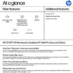 HP Z2 SFF G1i Workstation Intel Core Ultra 7 265K 48 GB DDR5 1 TB NVMe RTX Pro 2000 16 GB Win 11 Pro Black