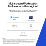 HP Z2 Tower G1i Workstation Intel Core Ultra 7 265 20 Cores 5.3 GHz 32GB DDR5 1TB NVMe RTX A1000 Windows 11 Black