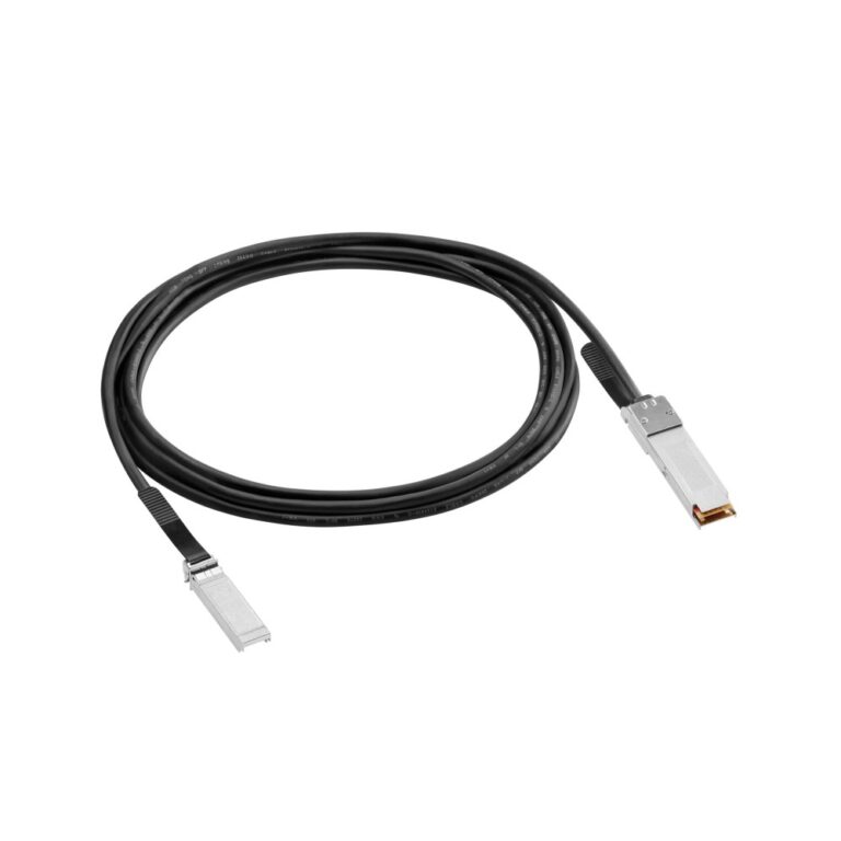 HPE Aruba Networking 50G QSFP56 to SFP56 3m DAC Cable Black