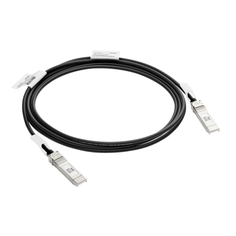 HPE Aruba Networking Direct Attach Copper Cable 10G SFP+ to SFP+ 3m Black