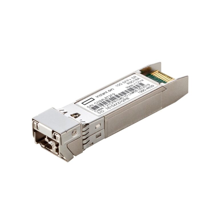 HPE Aruba Networking Instant On 10G SFP+ LC SR 300m OM3 Multi-mode Transceiver
