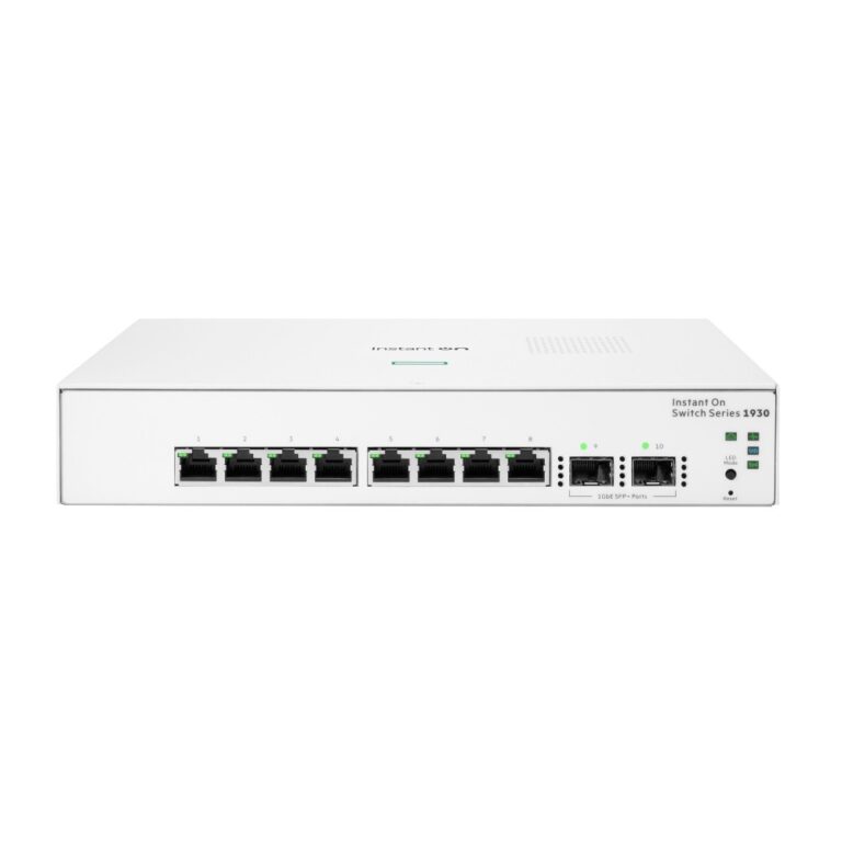 HPE Aruba Networking Instant On 1930 Managed Gigabit Ethernet Switch 24 Port 2 SFP PoE Cloud Managed