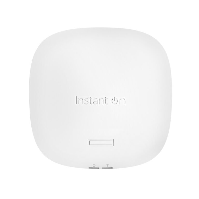 HPE Aruba Networking Instant On AP25 Indoor Access Point Wi-Fi 6 4800 Mbps 2.5 GbE Uplink 100 Users White