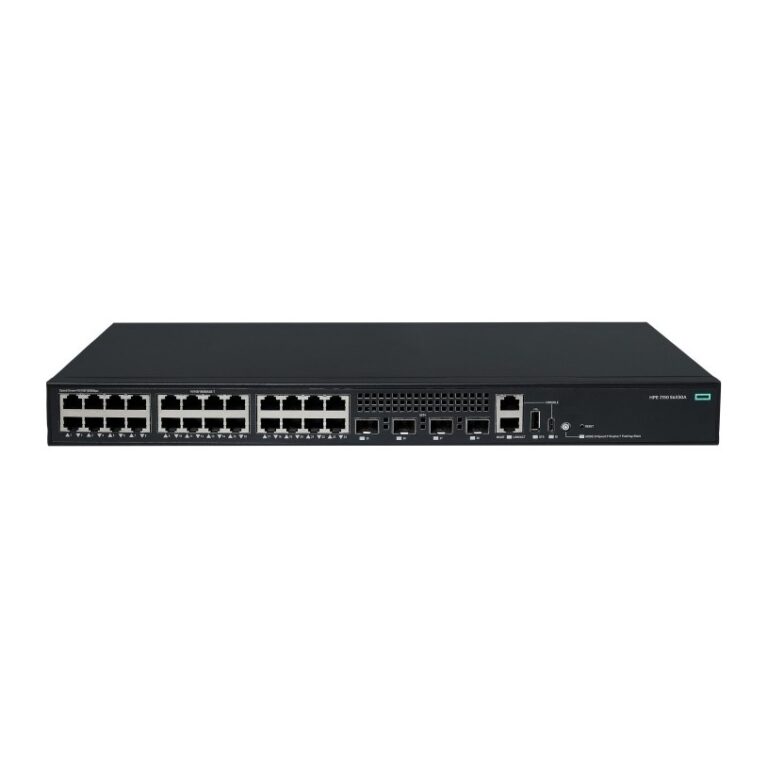 HPE CW 2150 24 Port Gigabit Layer 3 Managed Switch 4 SFP+ 10G Ports Stackable Black