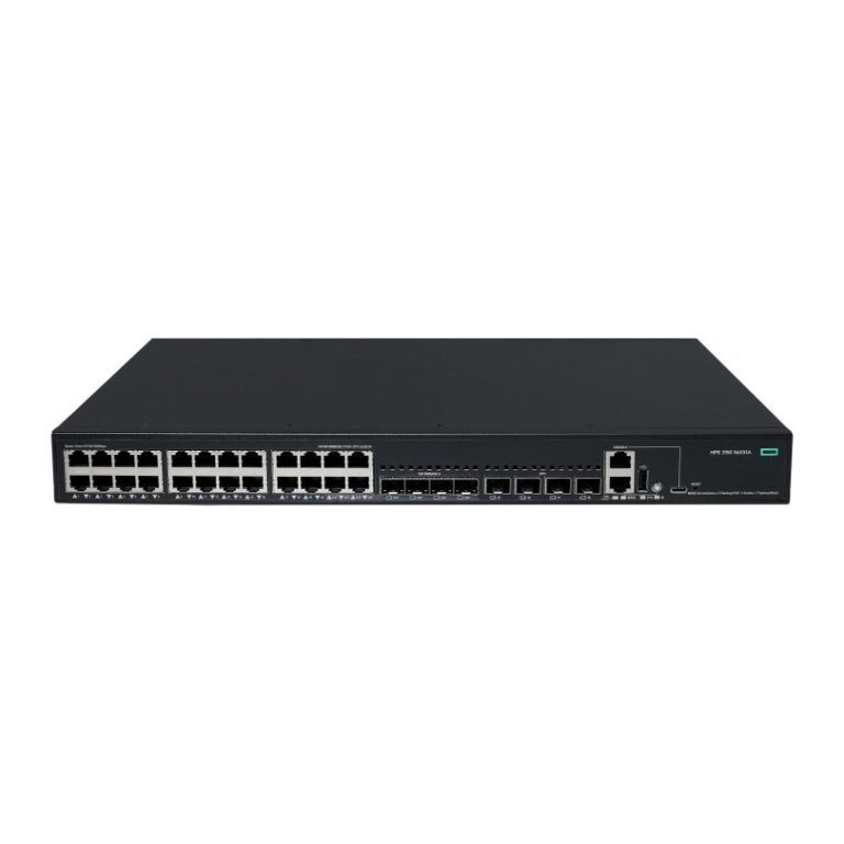 HPE CW 2150 24 Port Gigabit PoE+ Managed Switch with 4 SFP+ 10G Uplinks and 405W Budget