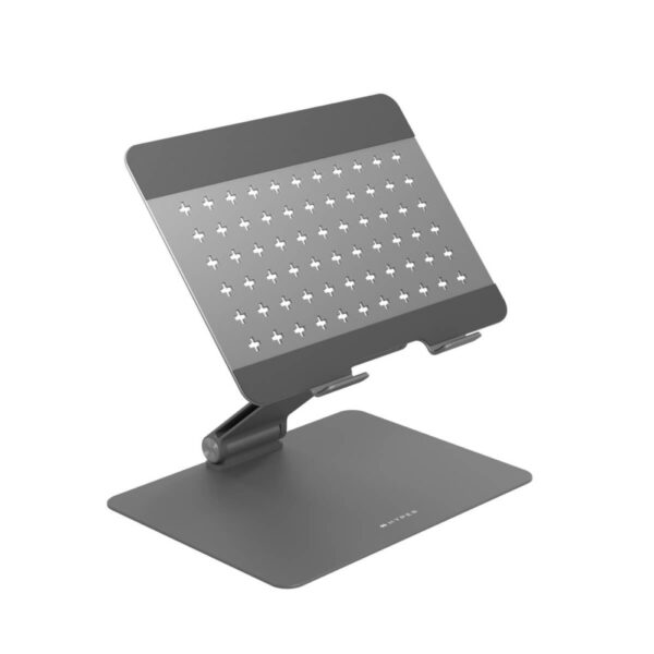 Hyper HS1150GYGL Ergonomic Laptop Stand Adjustable Foldable Aluminium 16" Grey