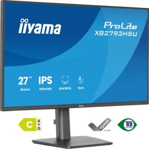 iiyama ProLite XB2793HSU-B1 Monitor 27" Full HD 120Hz IPS Black