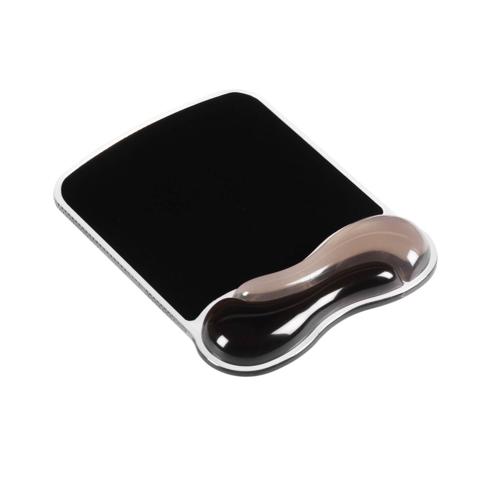 Kensington Duo Gel Mouse Pad with Wrist Rest Ventilation Channel Grey Wipe Clean Finish Kensington Duo Gel Mouse Pad with Wrist Rest Ventilation Channel Grey Wipe Clean Finish