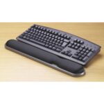Kensington Height Adjustable Gel Keyboard Wrist Rest Black Comfort Support Grip