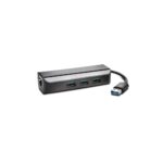 Kensington UA3000E USB 3.0 Gigabit Ethernet Adapter with 3 Port Hub Black