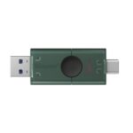 Kingston DataTraveler Duo G2 128GB USB 3.2 Gen 1 Dual USB-A & USB-C Flash Drive - Black/Green