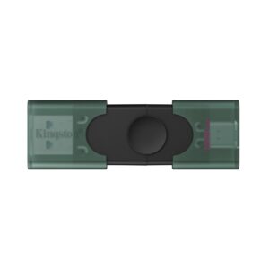 Kingston DataTraveler Duo G2 128GB USB 3.2 Gen 1 Dual USB-A & USB-C Flash Drive - Black/Green