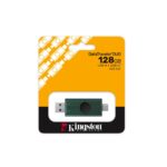 Kingston DataTraveler Duo G2 128GB USB 3.2 Gen 1 Dual USB-A & USB-C Flash Drive - Black/Green