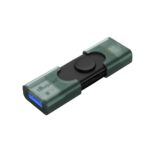 Kingston DataTraveler Duo G2 256GB USB 3.2 Gen 1 Dual USB-A and USB-C Flash Drive - Black/Green