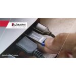Kingston DataTraveler Kyson 256GB USB 3.2 Gen 1 Flash Drive 220MB/s Read Capless Stainless Steel