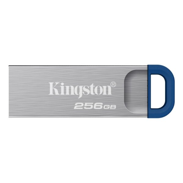 Kingston DataTraveler Kyson 256GB USB 3.2 Gen 1 Flash Drive 220MB/s Read Capless Stainless Steel