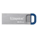 Kingston DataTraveler Kyson 64GB USB 3.2 Gen 1 Flash Drive 220MB/s Stainless Steel Capless