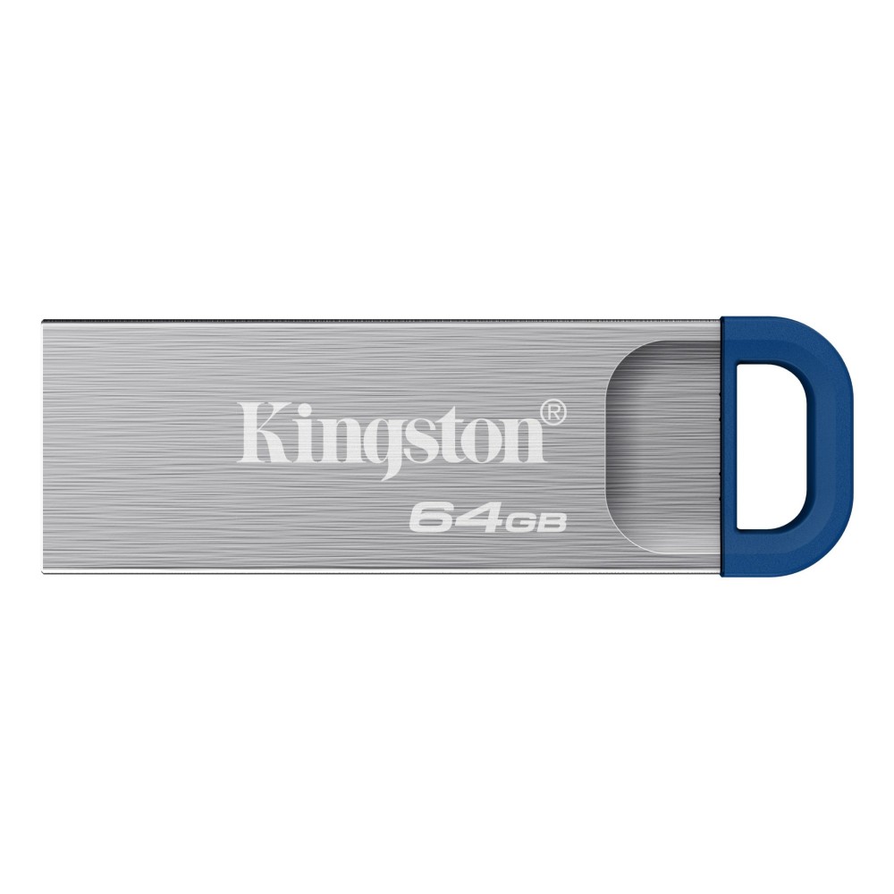 Kingston DataTraveler Kyson 64GB USB 3.2 Gen 1 Flash Drive 220MB/s Stainless Steel Capless Kingston DataTraveler Kyson 64GB USB 3.2 Gen 1 Flash Drive 220MB/s Stainless Steel Capless