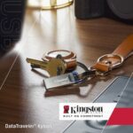 Kingston DataTraveler Kyson USB 3.2 Gen 1 Flash Drive 512GB 220MB/s Read Capless Stainless Steel