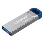 Kingston DataTraveler Kyson USB 3.2 Gen 1 Type-A Flash Drive 128GB 220MB/s Stainless Steel Capless