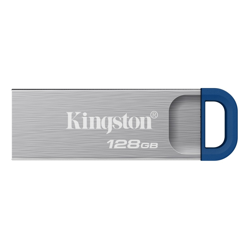 Kingston DataTraveler Kyson USB 3.2 Gen 1 Type-A Flash Drive 128GB 220MB/s Stainless Steel Capless Kingston DataTraveler Kyson USB 3.2 Gen 1 Type-A Flash Drive 128GB 220MB/s Stainless Steel Capless