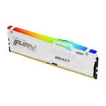 Kingston FURY Beast DDR5 RAM 64GB 6000MT/s CL36 2 x 32GB White RGB EXPO