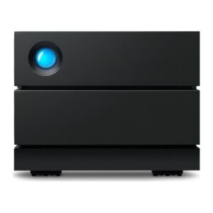 LaCie 2big RAID 16TB Desktop Hard Drive Array Black 7200 RPM USB 3.2 Gen 2 Type-C Hot Swap RAID 0 1