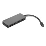 Lenovo 4X90X21427 USB-C Hub 4 USB-A Ports USB 3.2 Gen 2 Type-C 20Gbit/s Grey
