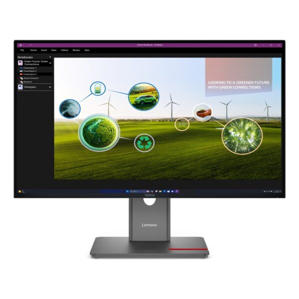 Lenovo ThinkVision P27Q-40 Monitor 27" Quad HD 120Hz IPS Black