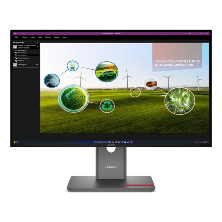 Lenovo ThinkVision P27Q-40 Monitor 27" Quad HD 120Hz IPS Black