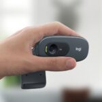 Logitech C270 HD Webcam 720p with Built-in Microphone USB Grey