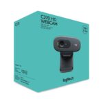 Logitech C270 HD Webcam 720p with Built-in Microphone USB Grey