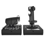 Logitech G X56 HOTAS RGB Throttle and Stick Flight Simulation Controller for PC, USB - Black