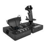 Logitech G X56 HOTAS RGB Throttle and Stick Flight Simulation Controller for PC, USB - Black
