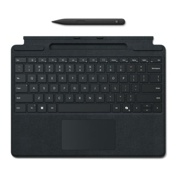 Microsoft Surface Pro Keyboard with Slim Pen Business Wireless QWERTY Mechanical Black Alcantara Touchpad Copilot Key for Surface Pro 8/9/10/11