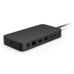 Microsoft Surface Thunderbolt 4 Dock Black 3 Thunderbolt 4 Ports 3 USB-A Ethernet 2.5G 165W Power Supply