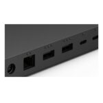 Microsoft Surface Thunderbolt 4 Dock Black 3 Thunderbolt 4 Ports 3 USB-A Ethernet 2.5G 165W Power Supply