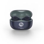 Motorola Moto Buds 2 Plus Wireless In-Ear Earbuds, Bluetooth 6.0, ANC, 40h Battery, Blue