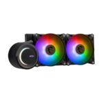 MSI MAG Coreliquid E240 AIO Liquid Cooler 2x120mm Fans PWM LED Black LGA 1150 1151 1155 1156 1200 1700