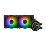 MSI MAG Coreliquid E240 AIO Liquid Cooler 2x120mm Fans PWM LED Black LGA 1150 1151 1155 1156 1200 1700