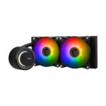 MSI MAG Coreliquid E240 AIO Liquid Cooler 2x120mm Fans PWM LED Black LGA 1150 1151 1155 1156 1200 1700
