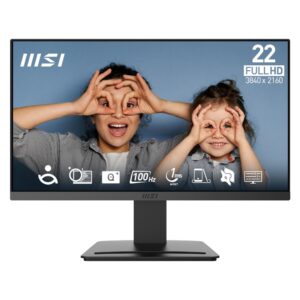 MSI PRO MP223 E2 Monitor 21.4" 1920x1080 Full HD 100Hz VA Panel Black